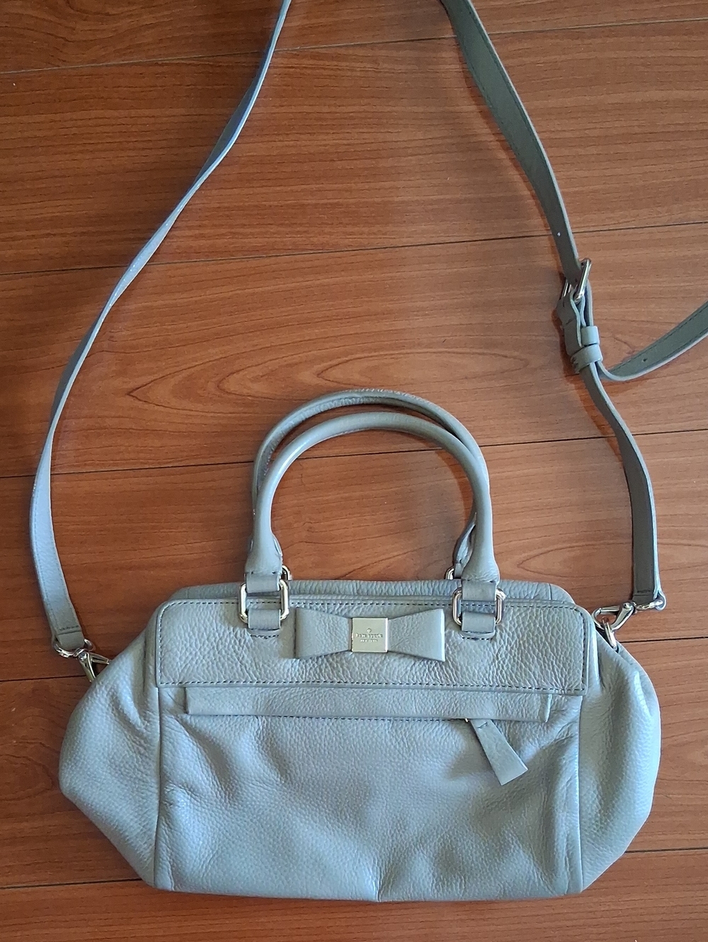 Kate Spade Leather Satchel Handbag in Tan